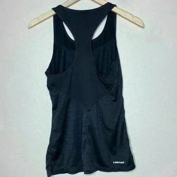 Head Activewear Womens Top XS Dark Grey Racerback Workout Tank Polyester Blend - Picture 5 of 5